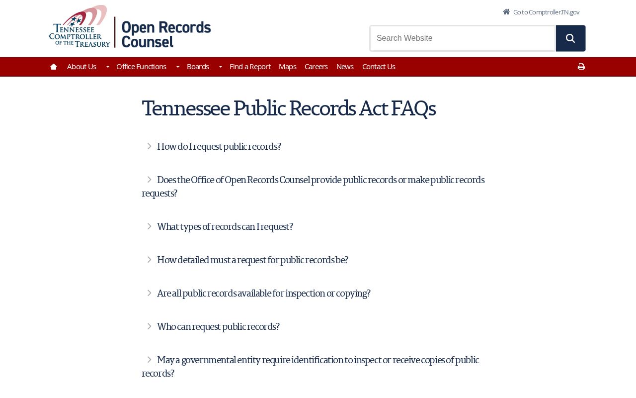 Tennessee public records guidance for Haywood County booking records